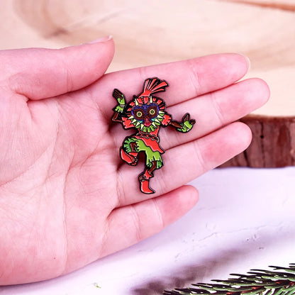 Skull Kid Enamel Pin — Game Character Lapel Pin, Gamer Jewelry & Gift Accessory