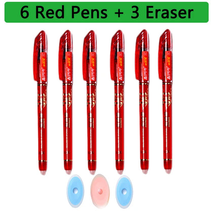 Kawaii Erasable Gel Pens 25-Piece Set - Cute School and Office Writing Pens for Notebooks and Stationery