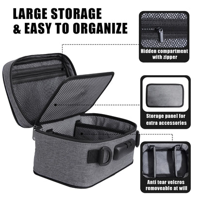 Unisex Smell-Proof Pouch with Combination Lock – Secure Stash Bag for Storage & Travel Gifts