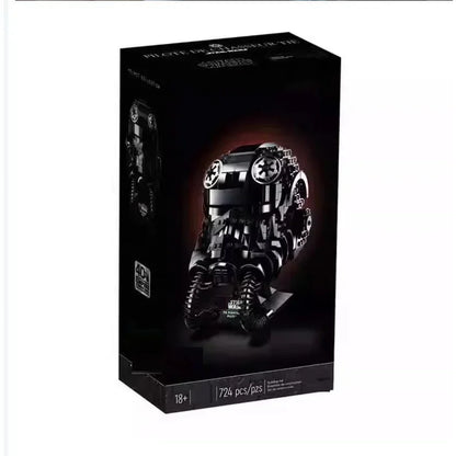 75274 SpaceShip TIE Fighter Pilot Helmet Building Blocks — Classic Battle Model — Kids Christmas Gift