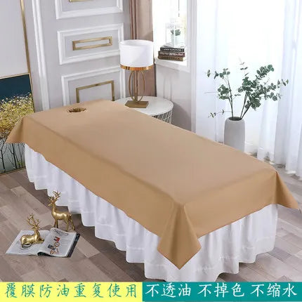 Waterproof Oilproof Beauty Salon Bed Sheets – Skin-Friendly Spa Massage Table Covers for Salon & Barbershop