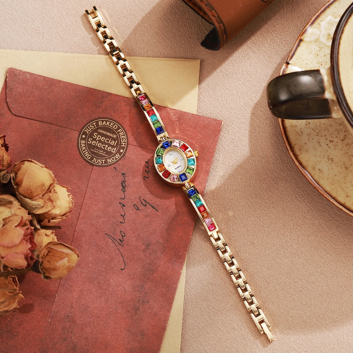 Luxury Rhinestone Women's Watch – Fashion Quartz Bracelet Band for Ladies & Girls Gift (No Box) ⌚✨