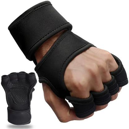 Training Sport Gloves – Half Finger Weightlifting Gloves for Men & Women, Non-Slip Hand, Wrist & Palm Protector for Gym & Bodybuilding