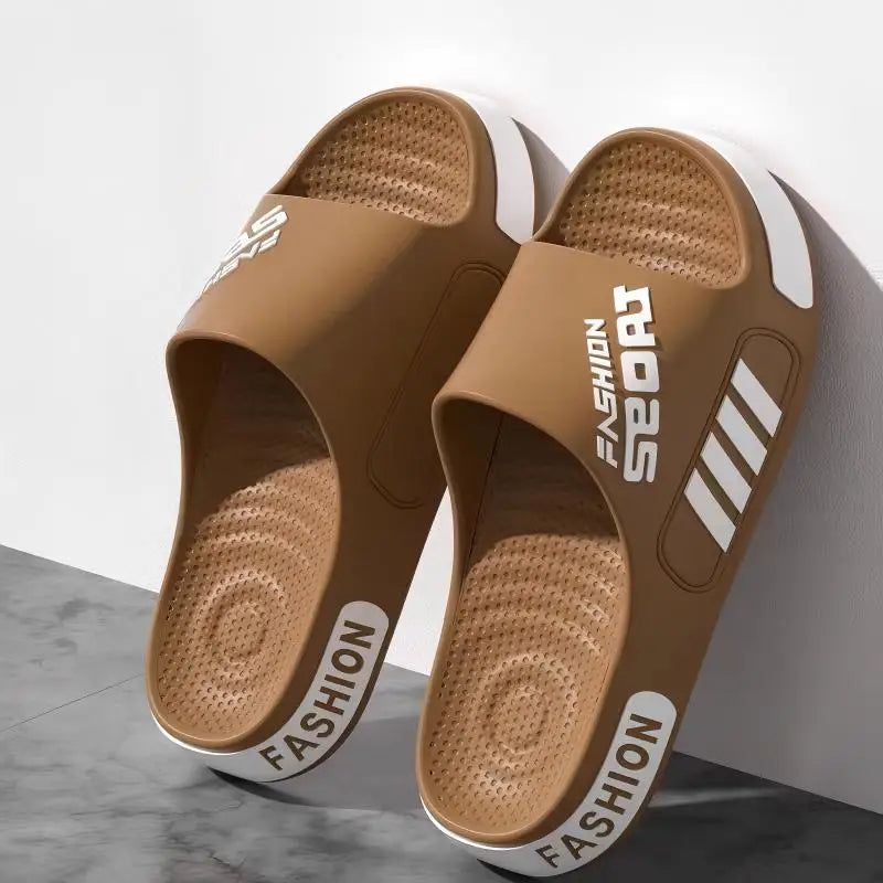 Men’s & Women’s Large Size EVA Slippers — Trendy Non-Slip Outdoor Summer Slippers for Students & Couples