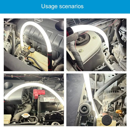 Bendable LED Flashlight - Rechargeable High-Lumen Flexible Work Light for Mechanics & Auto Repair
