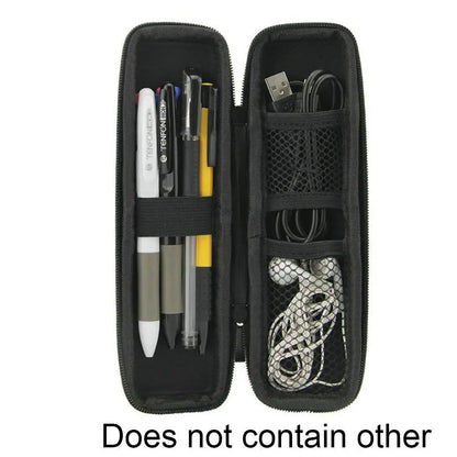 Black EVA Hard Shell Stylus Pen Pencil Case: Protective Holder with Carrying Box - Storage Container for Ballpoint Pens, Stylus, and More