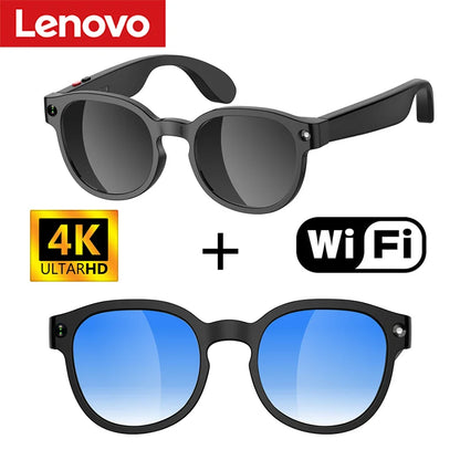 Lenovo AI Smart Glasses - 8MP HD Camera 4K Video Recording AI Translation Bluetooth Music & Smart Sunglasses 2026