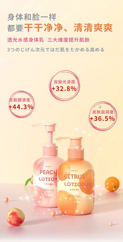 250ml Niacinamide Body Milk – Pomelo Citrus Lactic Acid Bacteria Brightening & Moisturizing Body Cream