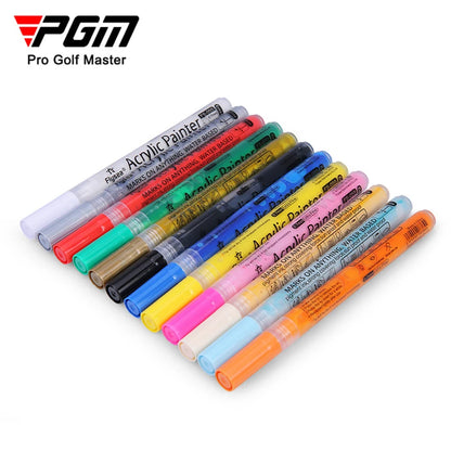 New Golf Club Color Changing Pen – Waterproof Acrylic Ink with Sunscreen & Covering Power, 12 Colors Gift for Golfers