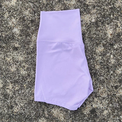 Women’s High Waist Fitness Shorts – Sexy Solid Color Yoga & Cycling Athletic Shorts Squat Proof Workout Training Activewear