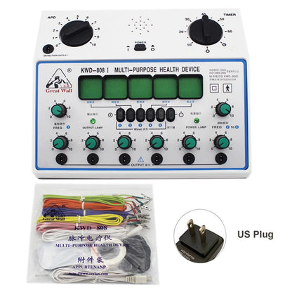 Electric Acupuncture Stimulator Machine — 6-Channel Digital Electro Therapy Massager with Patch Care Kit