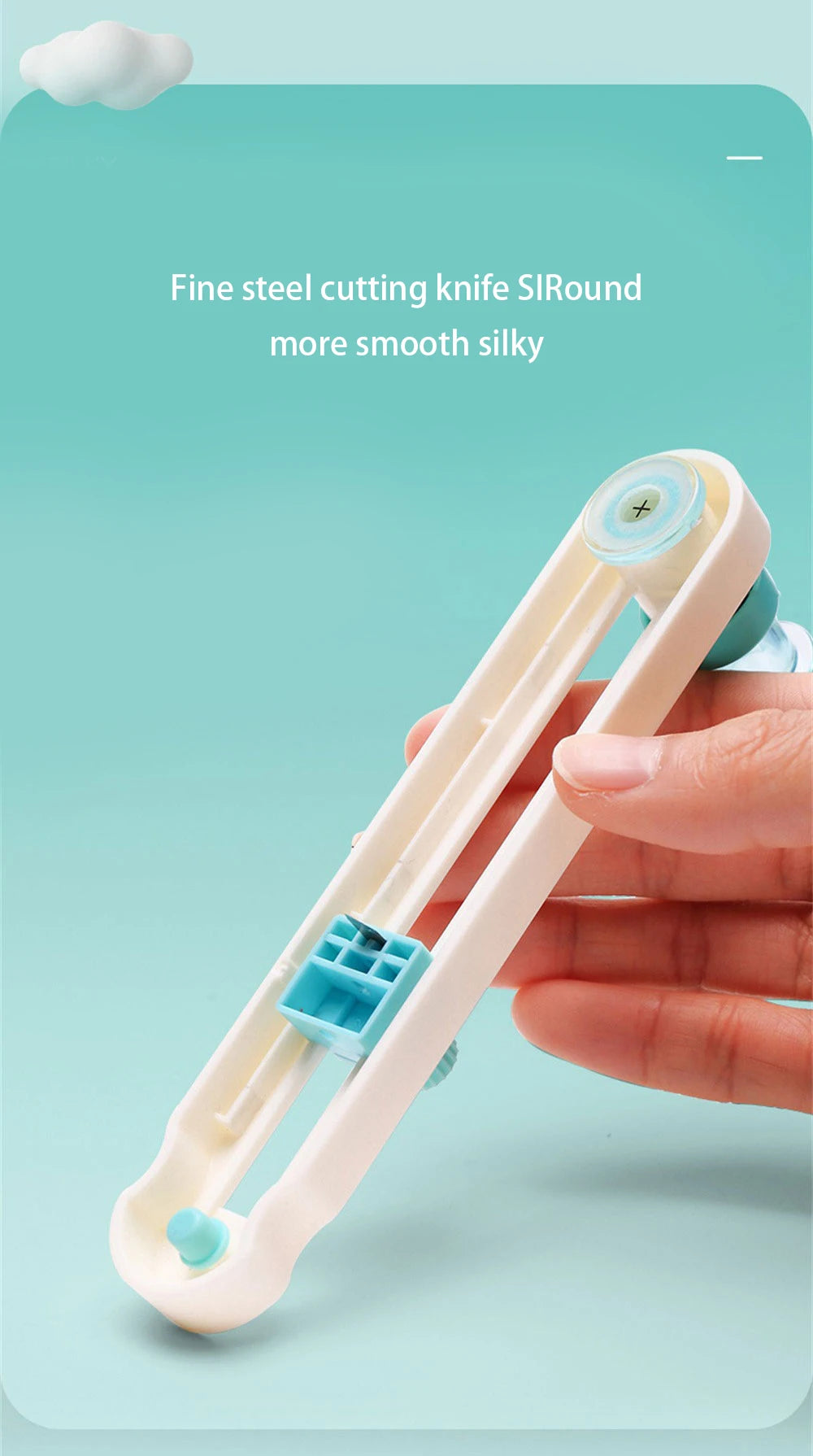 360° Adjustable Round Cutting Knife – DIY Compass Circle Cutter for Scrapbooking & Paper Crafts