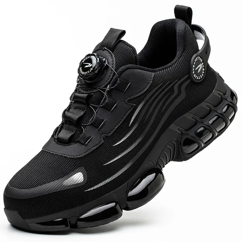 Men’s Safety Work Boots – Indestructible Steel Toe Sneakers, Anti-Smash & Anti-Puncture Tactical Shoes