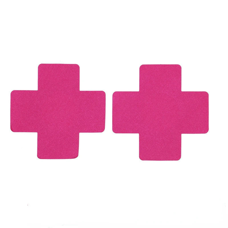 Women’s Disposable Adhesive Nipple Covers - Invisible Chest Petals and Cross-Shaped Pasties in 7 Colors