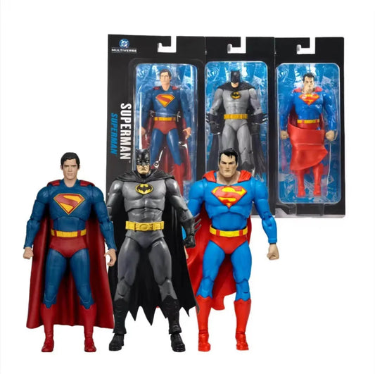 McFarlane Toys DC Multiverse 7" Action Figures — Batman & Superman Movie 2025 / Hush Collectible Model Doll