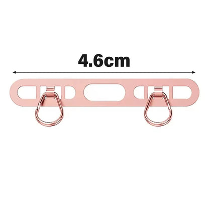 Metal Phone Lanyard Patch Set 1/2/3Pcs – Stainless Steel Side Clip Connector with Double Buckle for iPhone Strap Gasket Attachment