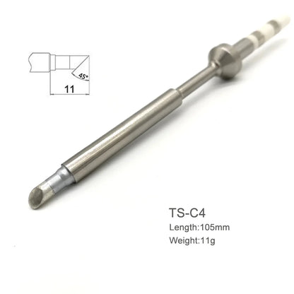 TS100/TS101 Soldering Iron Tips - Pine64 Pinecil Replacement Tips TS Series BC2 C4 Compatible Models