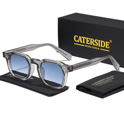 CATERSIDE Small Frame Square Sunglasses - Fashion Unisex Eyewear for Travel, Parties & Business