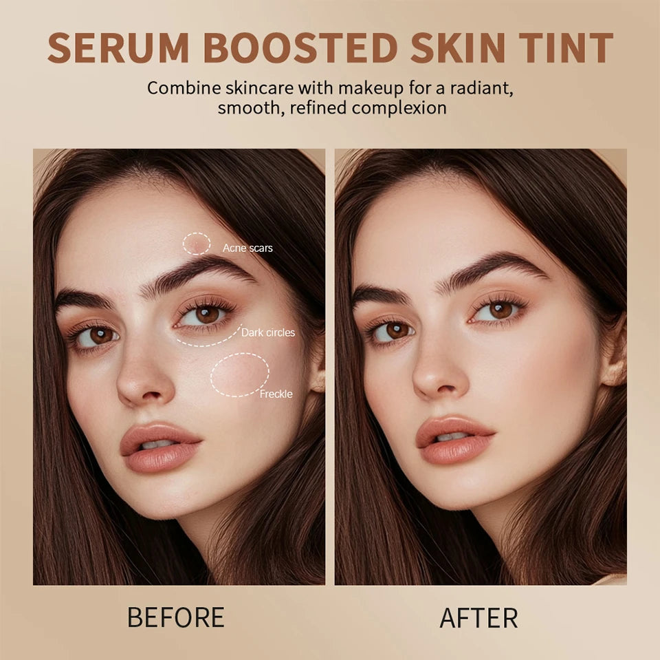 Stick Foundation Balm – Serum-Infused Skin Tint, High-Coverage & Smoothing, Travel-Friendly Bronzer