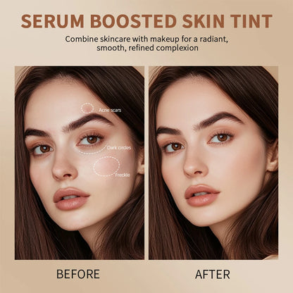 Stick Foundation Balm – Serum-Infused Skin Tint, High-Coverage & Smoothing, Travel-Friendly Bronzer