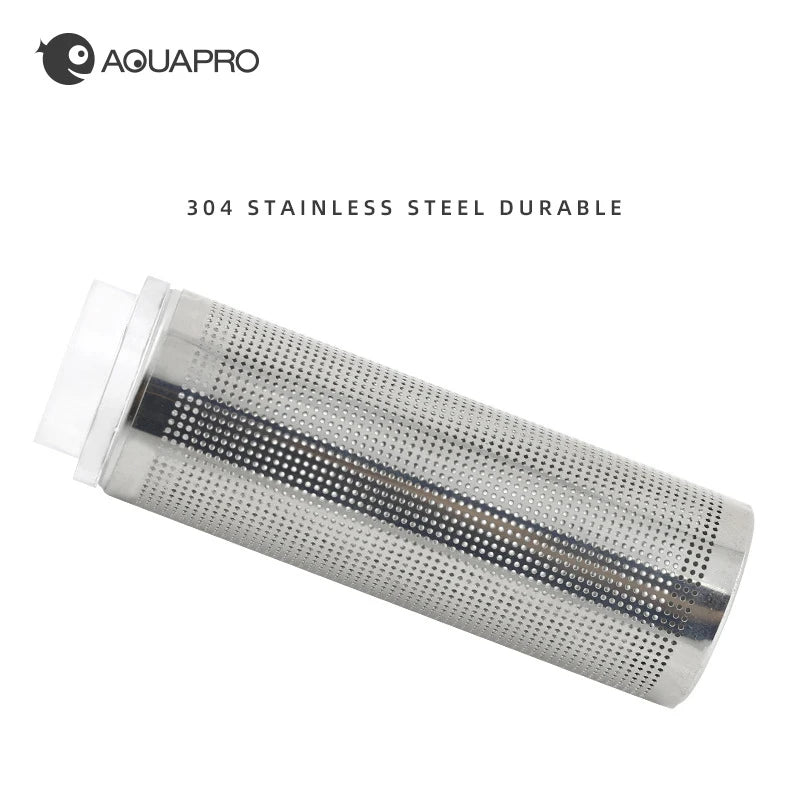 2PCS Inflow Inlet Filter – Stainless Steel Mesh Net Guard for Fish Tank & Aquarium Intake Prefilter Cover
