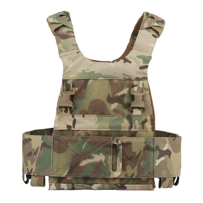 FCPC Tactical Vest Ferro – Lightweight Folding Airsoft Plate Carrier with Breathable Design, Portable Hunting Mag Pouch & Army Equipment