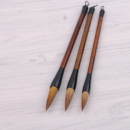 3PCS High-Quality Painting Brush Set – Large, Medium & Small Calligraphy Brushes for Writing & Art Painting Supplies