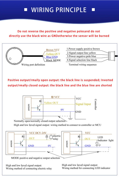 XKC-Y25 Capacitive Liquid Level Sensor – Fast Shipping Non-Contact Water Detection Sensor