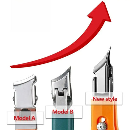 25° Slant Edge Nail Clipper - Stainless Steel Professional Ingrown Toenail Trimmer with Wide Opening Design