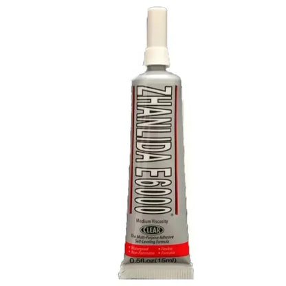 E6000 Strong DIY Glue – Epoxy Adhesive for Crystal Rhinestones, Jewelry & Crafts with Precision Needle Applicator