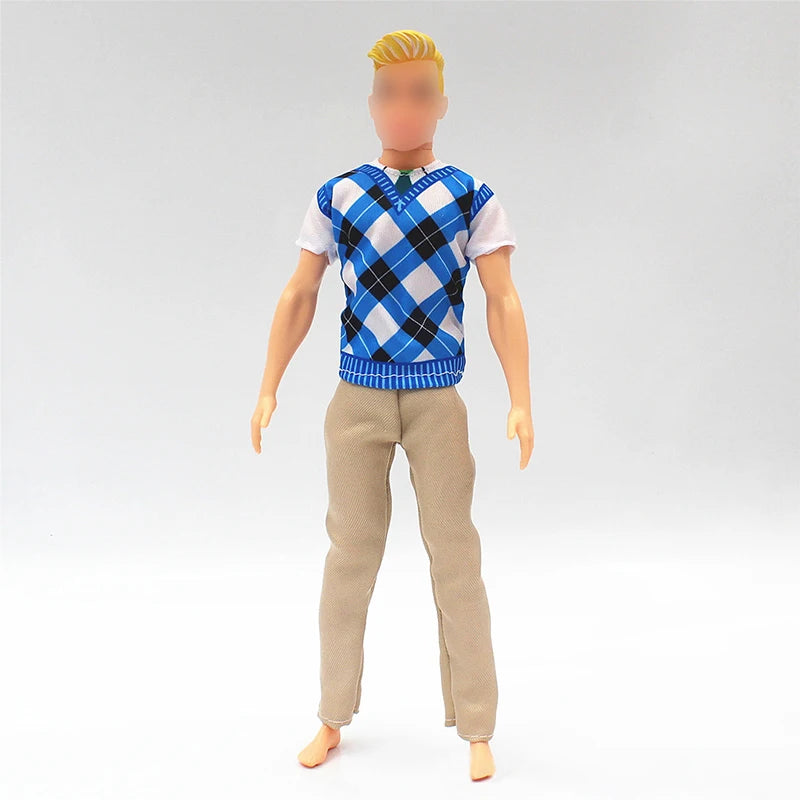 30cm Doll Clothing Set — Men’s Multi-Style Sports Outfit for Boyfriend Dolls