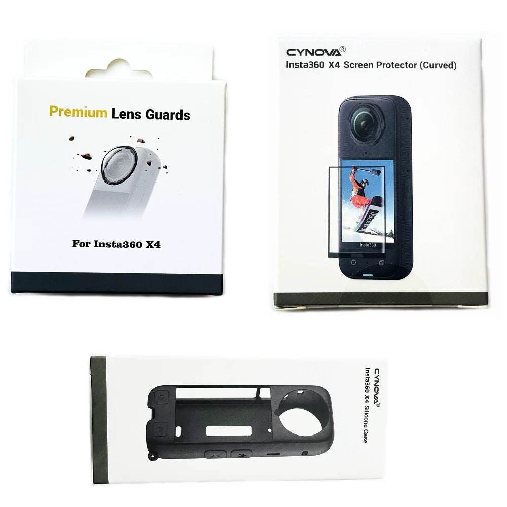 Insta360 X4 Premium Glass Lens Guard Protector for ONE X4 – Accessories for Insta360 ONE X4