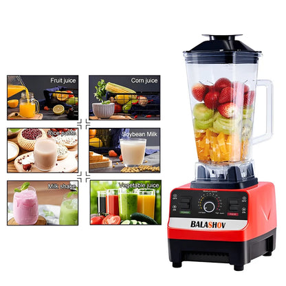 2000W Heavy Duty Commercial Blender & Food Processor – High Power Kitchen Mixer for Ice Crushing, Smoothies & Juicing (BPA Free)