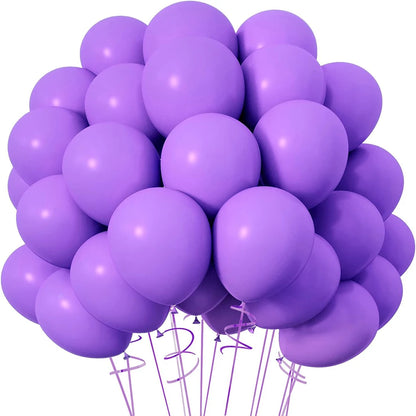 Baby Blue Latex Balloons Set (5–12 Inch, 10/20/30pcs) – Wedding, Baby Shower & Birthday Party Decorations in Mixed Colors