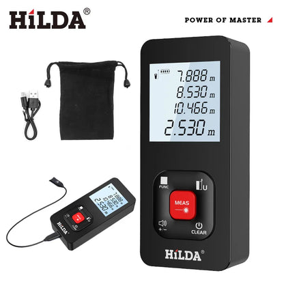HILDA Laser Distance Rangefinder – 50M/100M/120M Professional Laser Measuring Tool