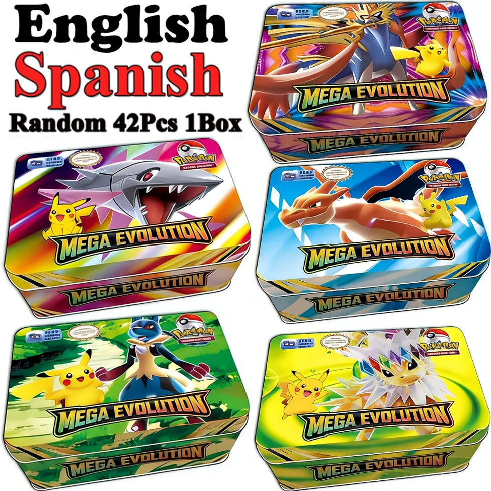 Pokémon Mega Evolution 42-Piece Card Set - Lost Origin Battle Cards, Anime Trading Card Box & Kids’ Collectible Game Toys