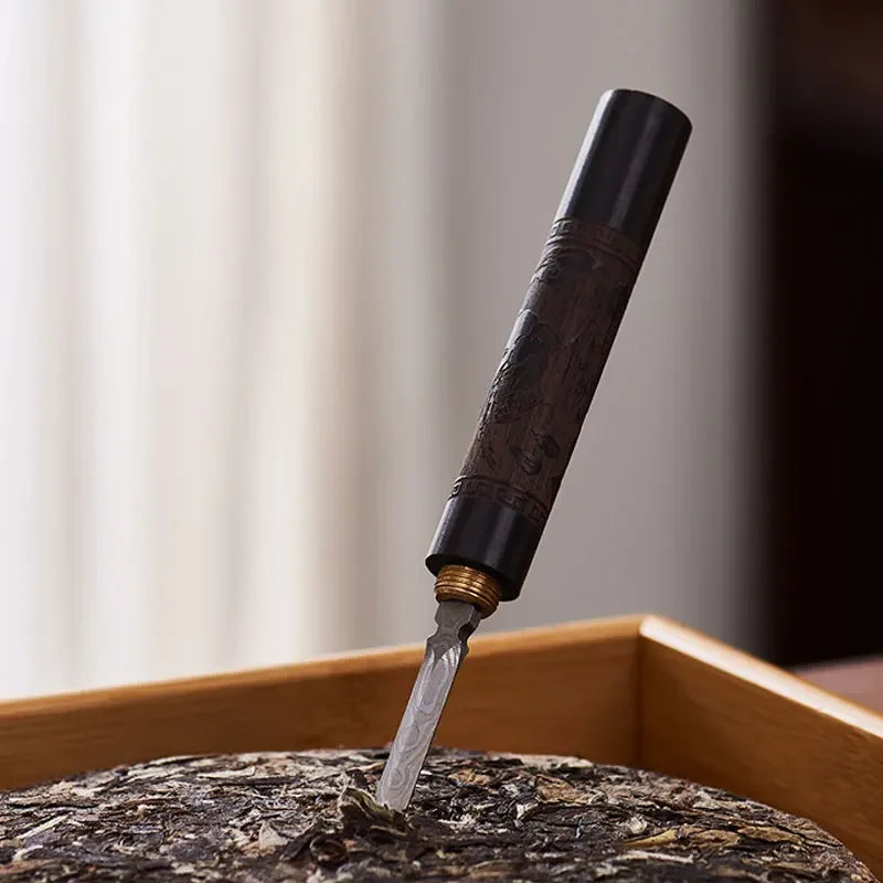 Chinese Tea Knife Needle – Yunnan Puerh Shu Shen Raw Tea Cake Cutter, Pu Erh Brick Cutting Tool Accessories