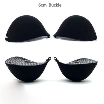 Thick Invisible Silicone Bra Stickers – Chest Enhancer for Flat Chest, Bridal & Wedding Dress, 2.5CM/5CM/6CM Options