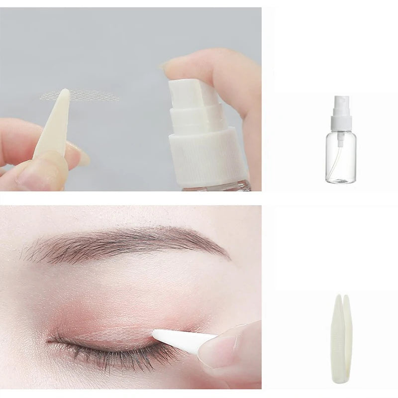 240PCS Invisible Eyelid Tape Stickers – Double Eyelid Lifting Patches for Drooping Eyelids MB310
