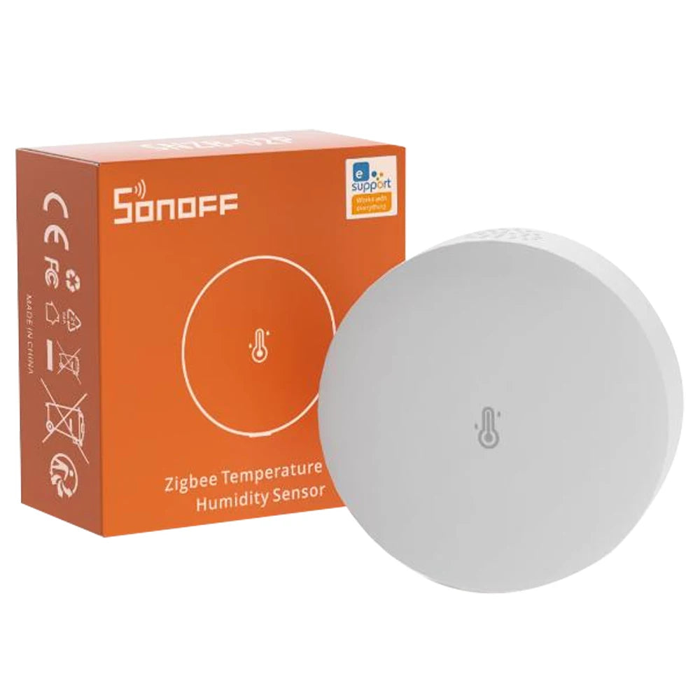 SONOFF SNZB-02P Zigbee Temperature & Humidity Sensor – Smart Home Thermometer, Works with Alexa, Google Home & SmartThings