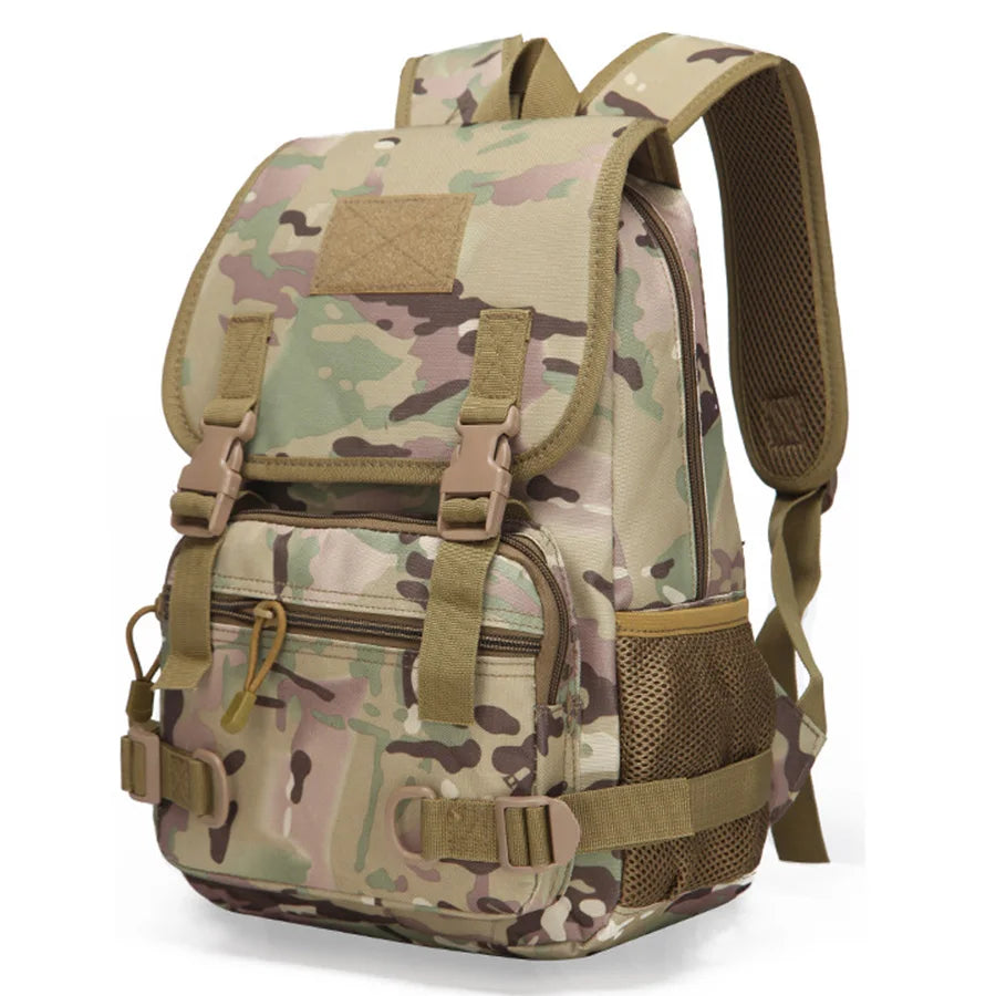 20L Mini Outdoor Backpack – Multi-Compartment Camping & Hiking Daypack