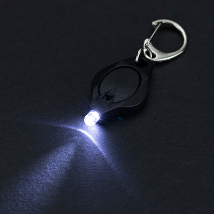 Mini LED Keychain Flashlight - Portable Emergency Light in Multiple Colors
