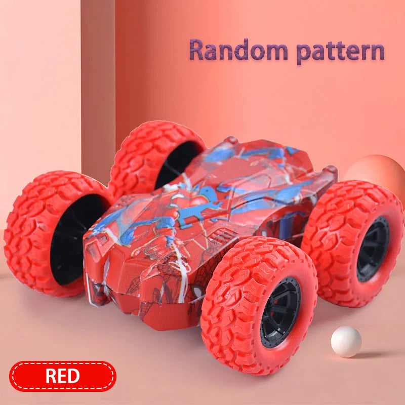 Kids Double-Sided Toy Car - Inertial Off-Road Vehicle with Anti-Collision Safety Design