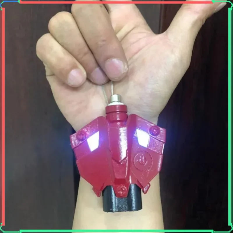 Spider Silk Launcher Toy - Black Cosplay Gloves, Sprayer Props & Action Figure Accessories for Kids’ Pretend Play