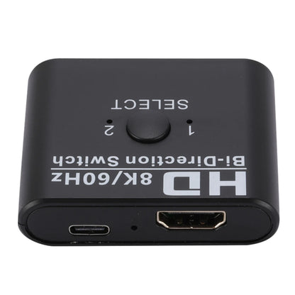 4K HDMI Bi-Directional Switch – 2 Port 8K 60Hz HDMI Splitter for Laptop, PC, Xbox, PS3/4/5, TV Box to Monitor Adapter