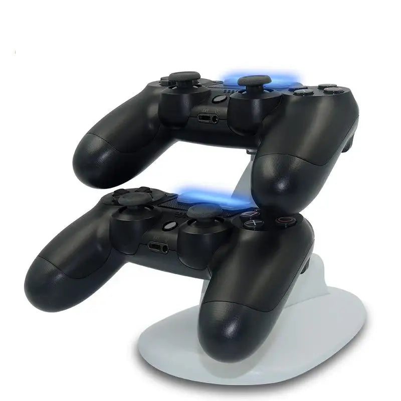 Gaming Controller Charger Stand with LED Indicator - Dual USB Docking Station for PS4 Pro and Accessories