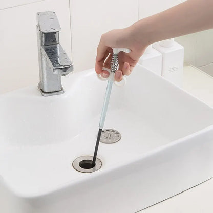 160CM Sewer Pipe Unblocker Snake - Spring Pipe Dredging Tool for Kitchen & Bathroom - 1pc Kitchen Accessories for Sewer Cleaning