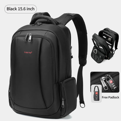 Lifetime Warranty Men’s Laptop Backpack – Anti-Theft Travel & School Bag for 14-17.3 Inch Laptops, Male Knapsack