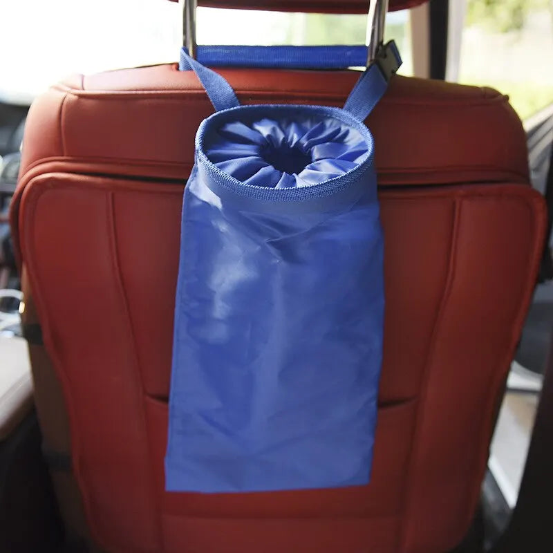 Car Seat Back Trash Holder: Hang Litter Bag, Oxford Cloth Garbage Storage - Rubbish Container for Car Waste, Cleaning Tools