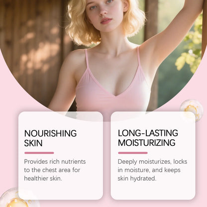 Bust Firming Cream with Retinol & Panthenol - Nighttime Chest Moisturizer for Hydration and Smoother-Looking Skin